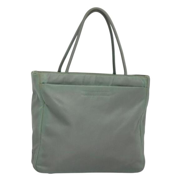 PRADA Hand Bag Nylon Green - Picture 1 of 9